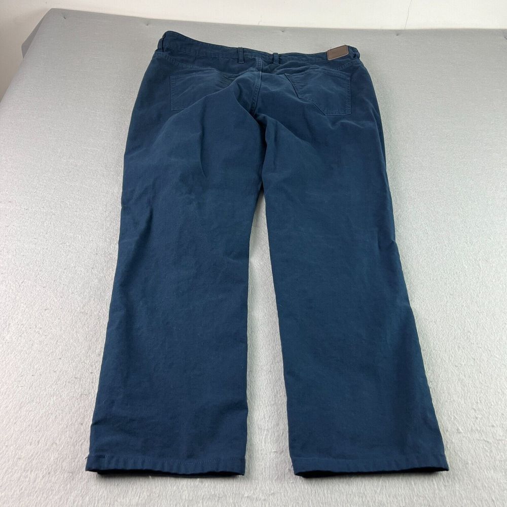 Peter Millar Pants Mens 38x28 Blue Chino Crown Vintage Canvas 5 Pocket Casual - Picture 9 of 11